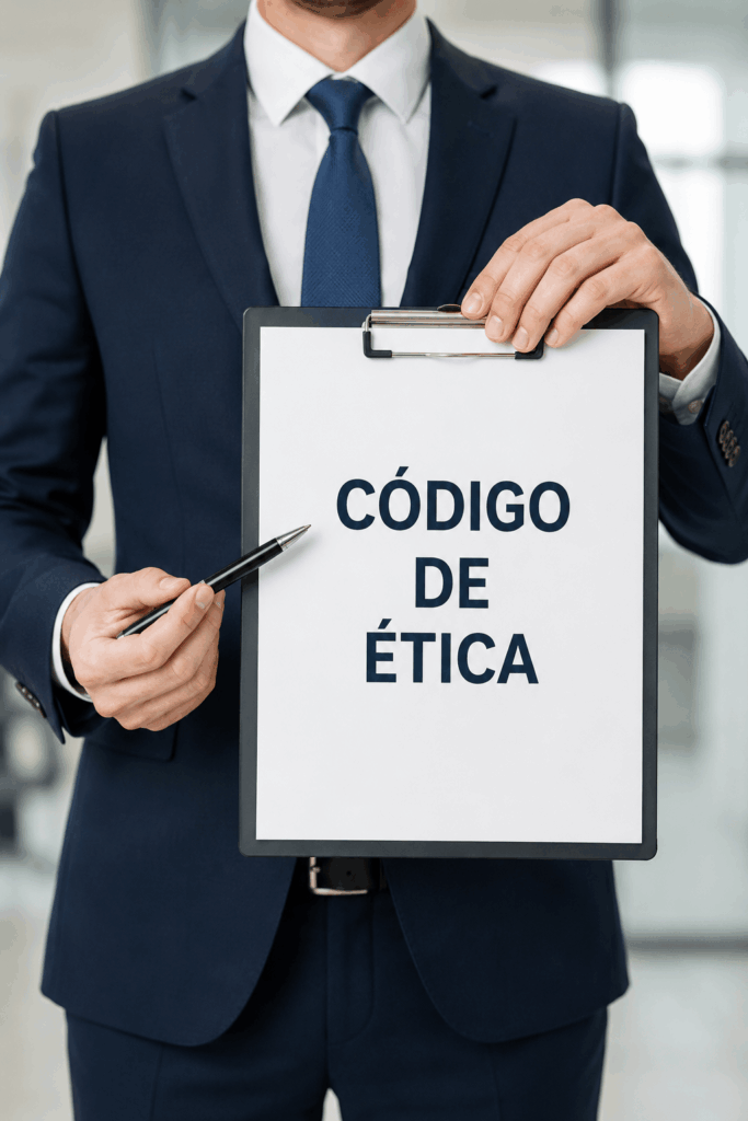 código de ética capa