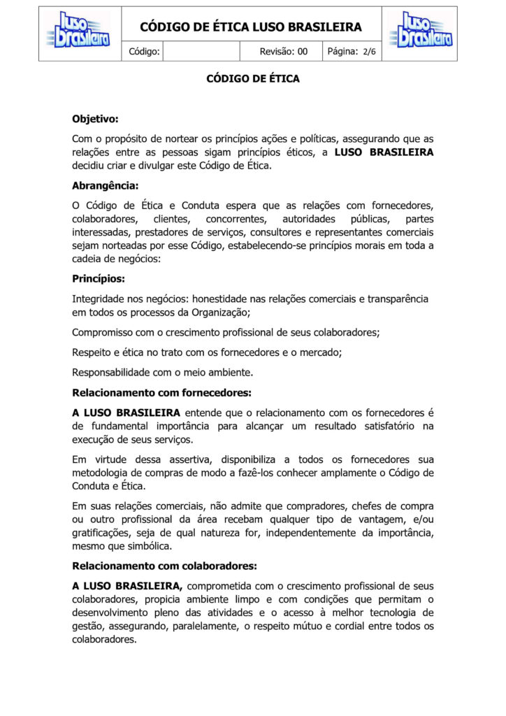 CÓDIGO DE ÉTICA LUSO BRASILEIRA page 0002