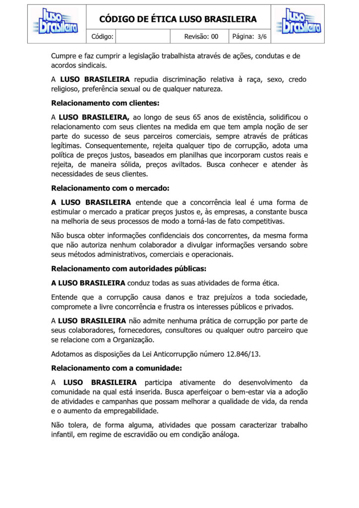 CÓDIGO DE ÉTICA LUSO BRASILEIRA page 0003